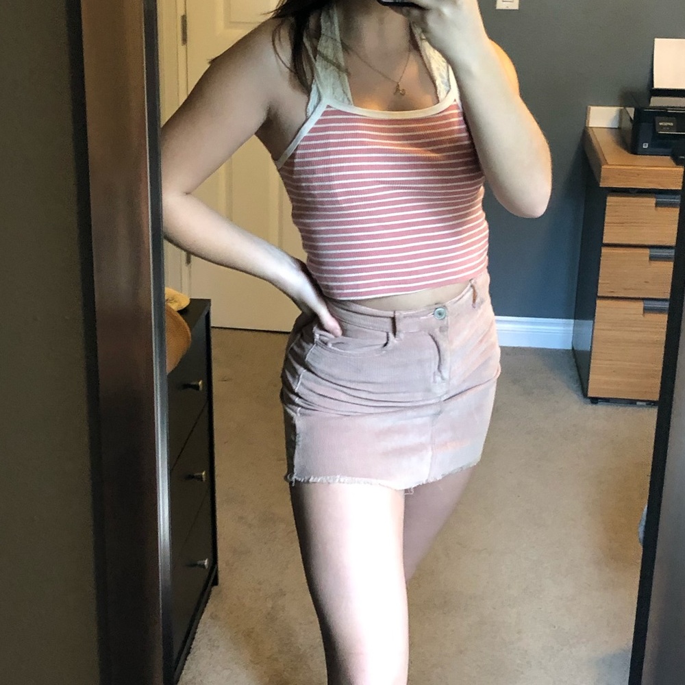 Brandy Melville pink skirt